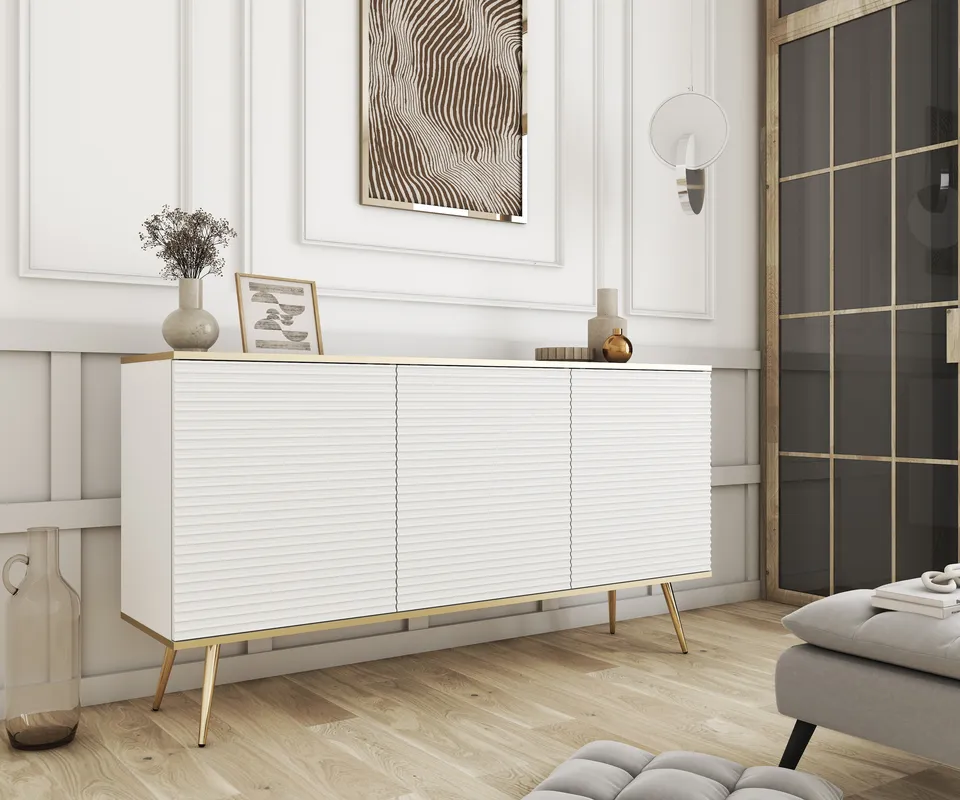 Komoda K160 Oro System na zlatých nožkách