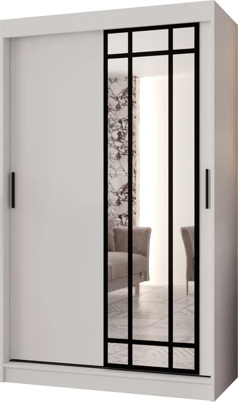 Šatní skříň s posuvnými dveřmi Almeria 120 cm