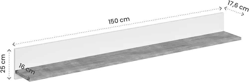 Półka Latte 150 