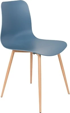 Modrá židle Leo