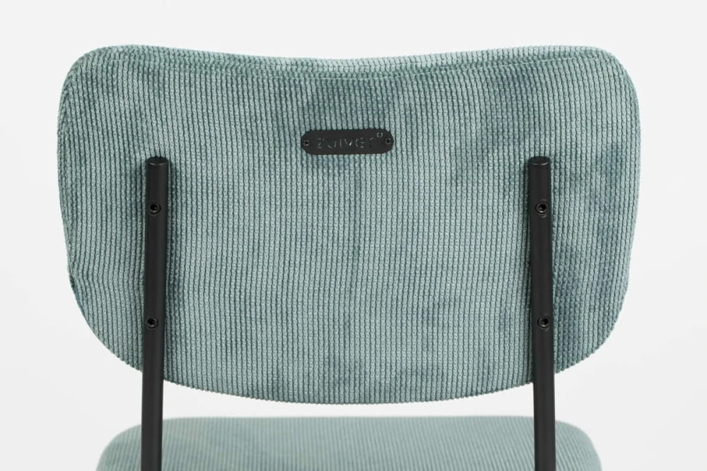 Krzesło szaro-niebieskie Benson