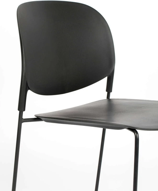Krzesło Stak czarne