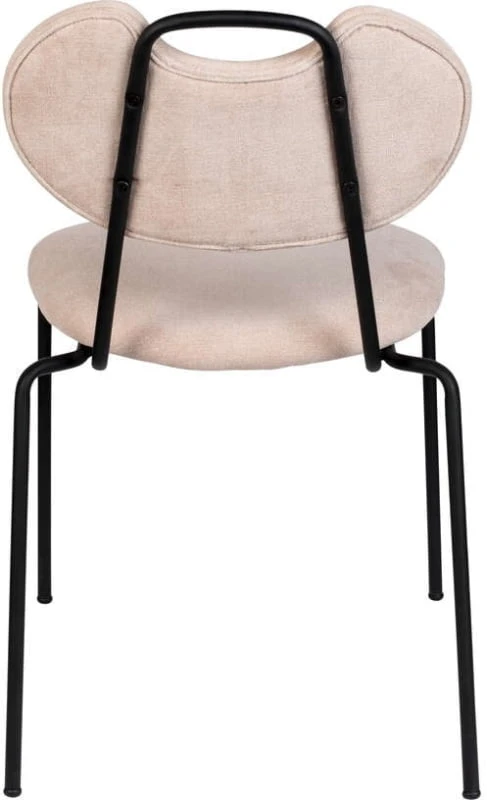 Krzesło Aspin jasnoróżowe
