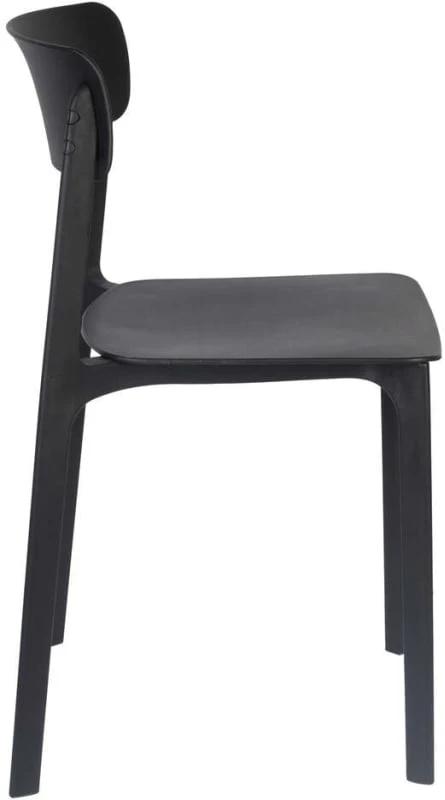 Černá židle Clover