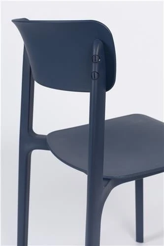 Tmavě modrá židle Clover