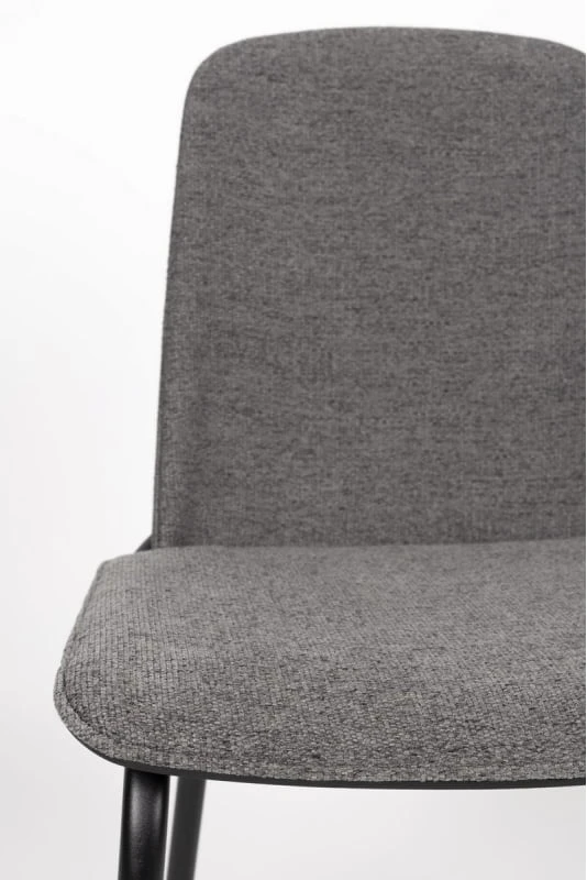 Krzesło Clip, czarno/szare