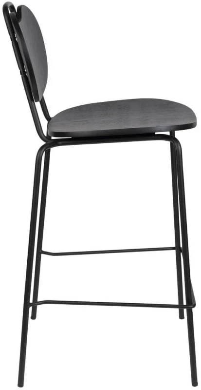 Barová židle Aspin Wood černá