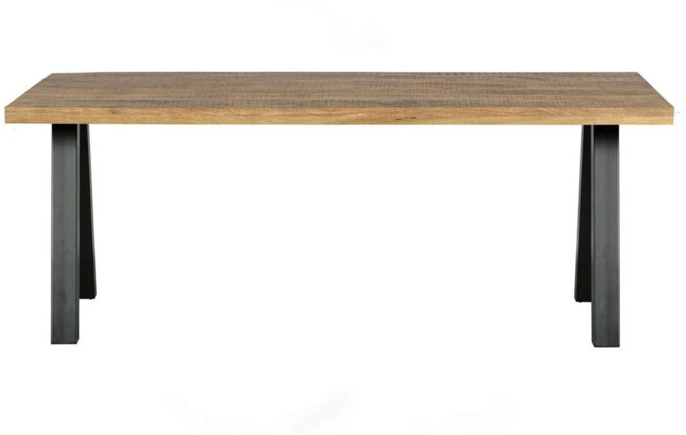 Stół z drewna mango z kwadratową nogą 200x90 Tablo 