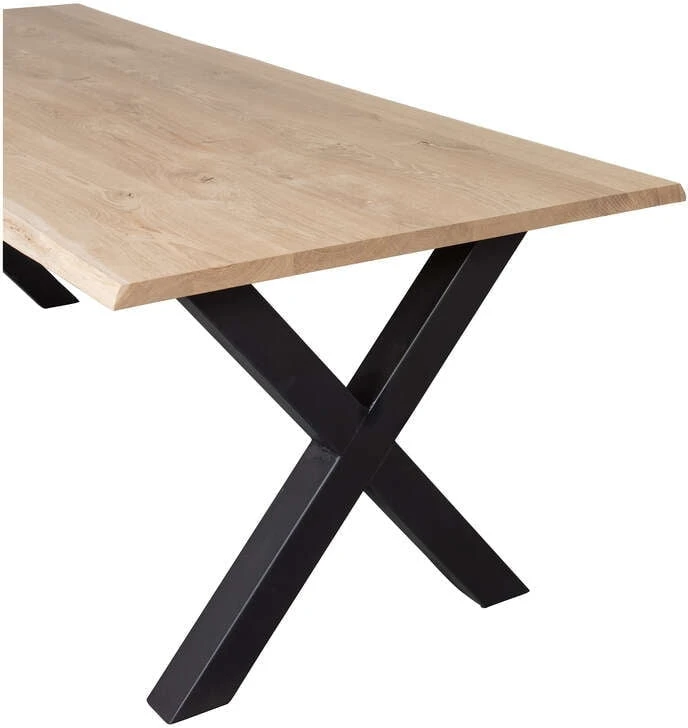 Stół dębowy z noga X 160x90 Tablo 