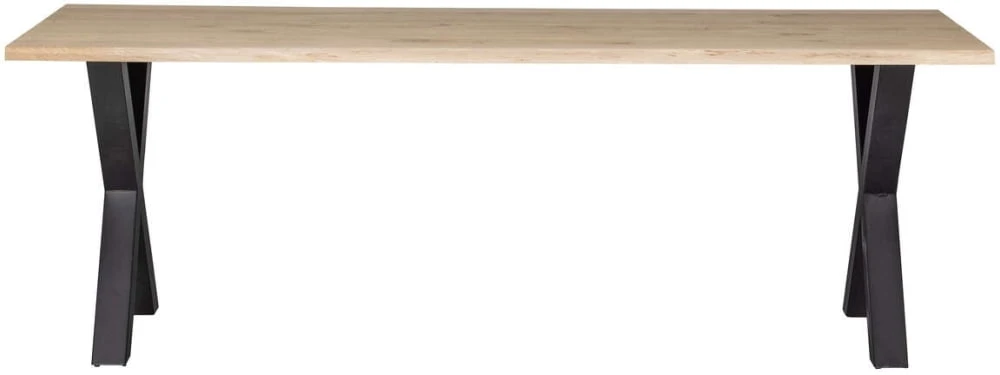 Stół dębowy z noga X 220x90 Tablo
