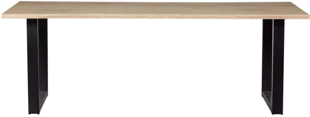 Stół dębowy z nogą U 199x90 Tablo