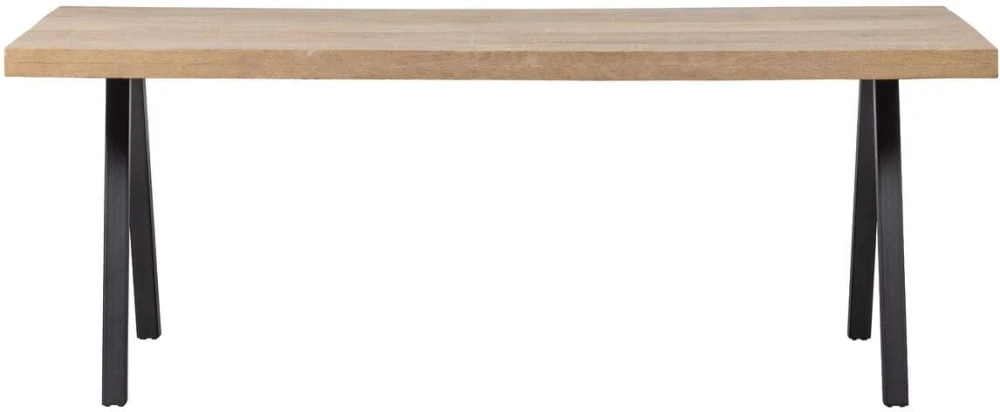 Stół z drewna mango z kwadratową nogą 180x90 Tablo