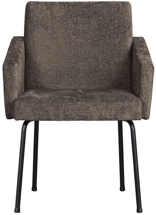 Krzesło z podłokietnikami Mount, szaro/brązowe