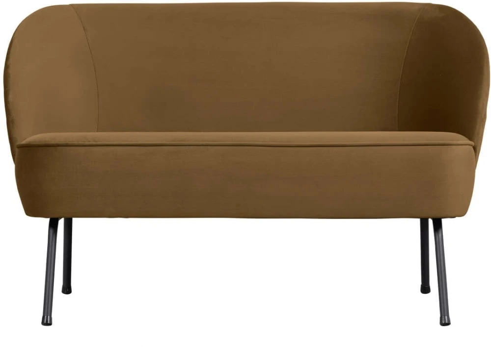 Sofa 2-osobowa miodowa velvet Vogue