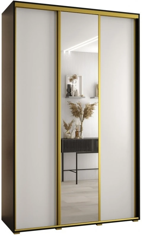 Szafa przesuwna z lustrem wysoka Davos 3 150 głębokość 45 cm