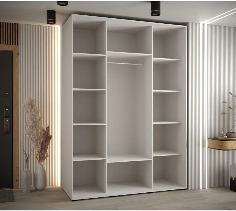Szafa przesuwna z lustrem wysoka Davos 3 160 głębokość 60 cm