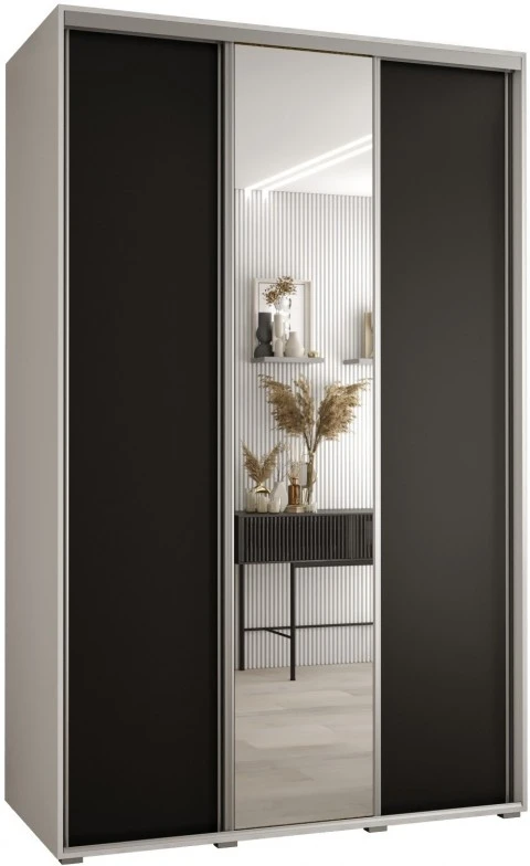 Szafa przesuwna z lustrem wysoka Davos 3 160 głębokość 60 cm