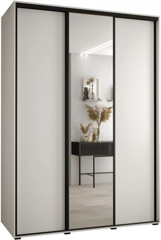 Szafa przesuwna z lustrem wysoka Davos 3 170 głębokość 60 cm