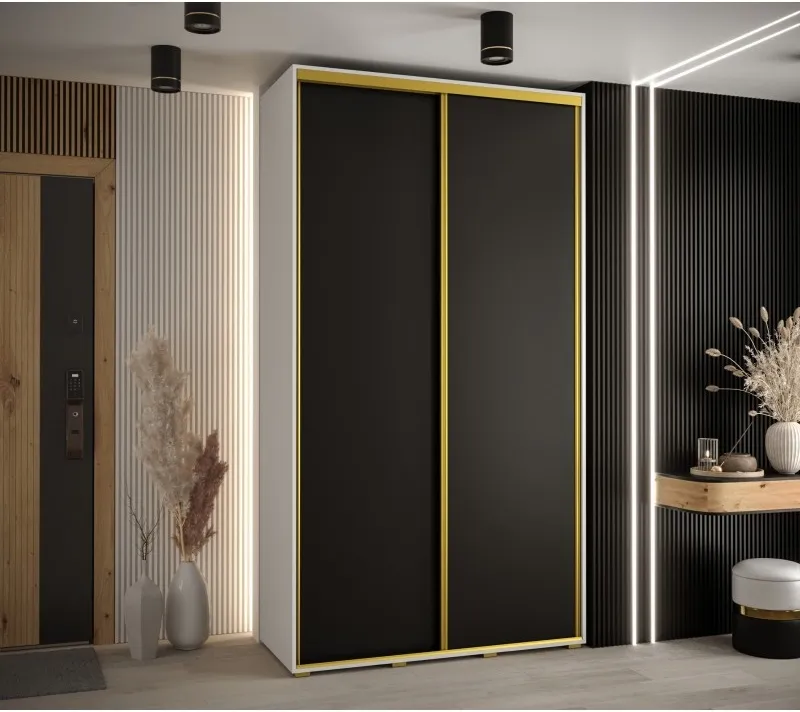 Šatní skříň s posuvnými dveřmi Cannes 1 130 hloubka 45 cm