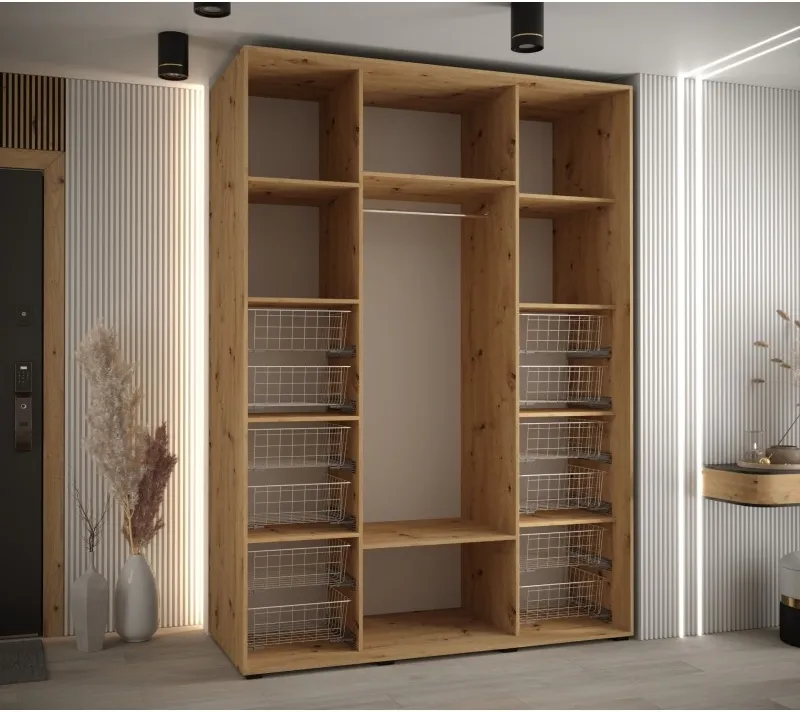 Šatní skříň Cannes 1 170 hloubka 60 cm