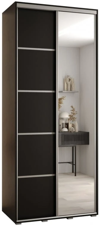 Posuvná skříň se zrcadlem Cannes 5 120 45 cm hloubka