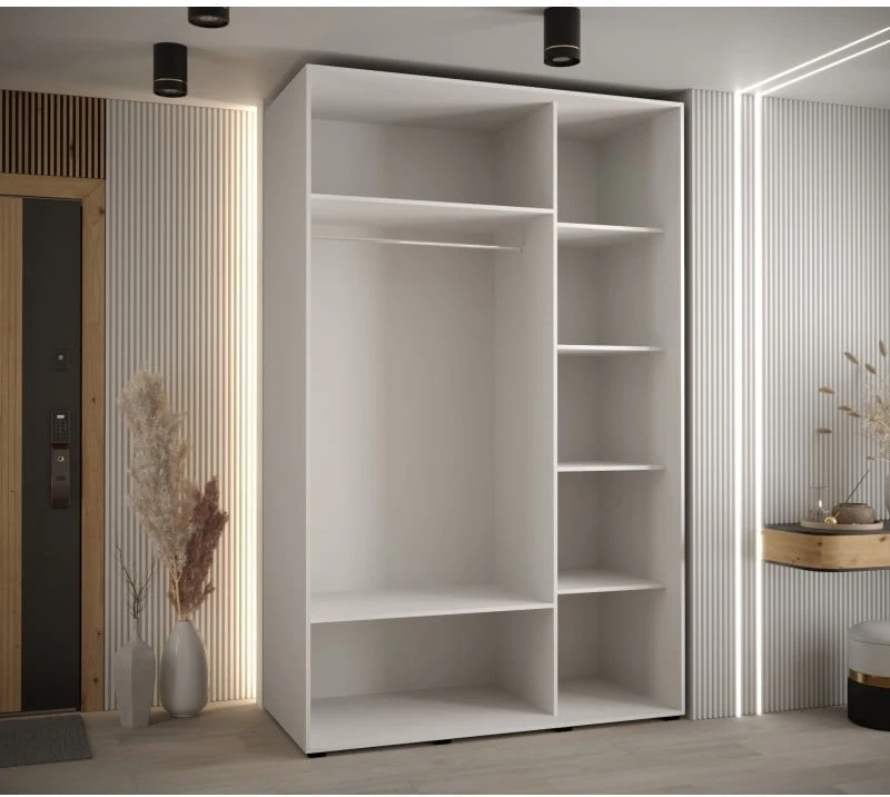 Szafa przesuwna z lustrem Cannes 5 150 60 cm głębokości 