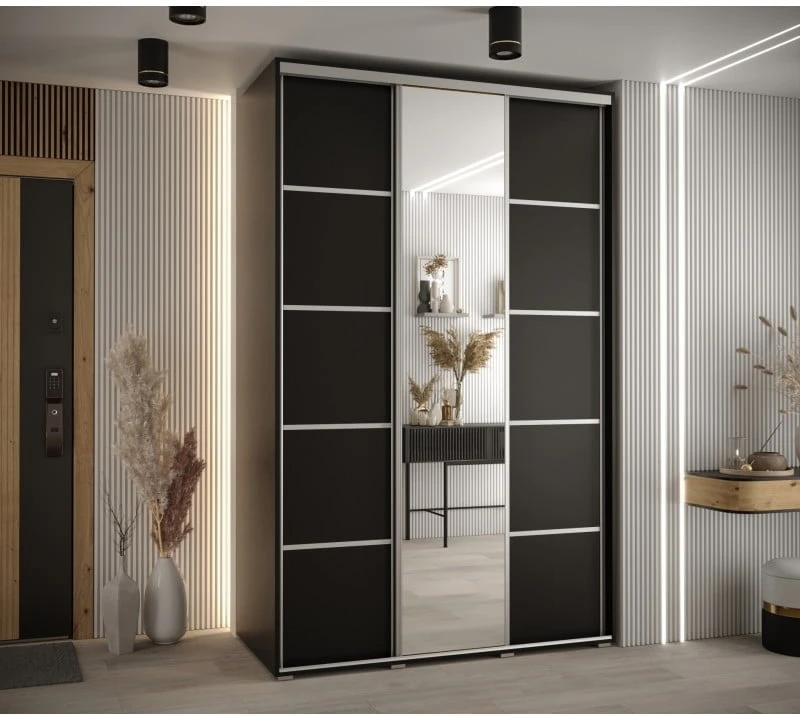 Posuvná skříň se zrcadlem Cannes 5 150 hloubka 60 cm