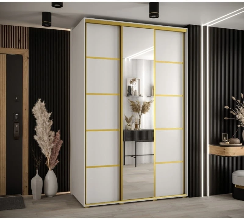 Posuvná skříň se zrcadlem Cannes 5 150 hloubka 60 cm