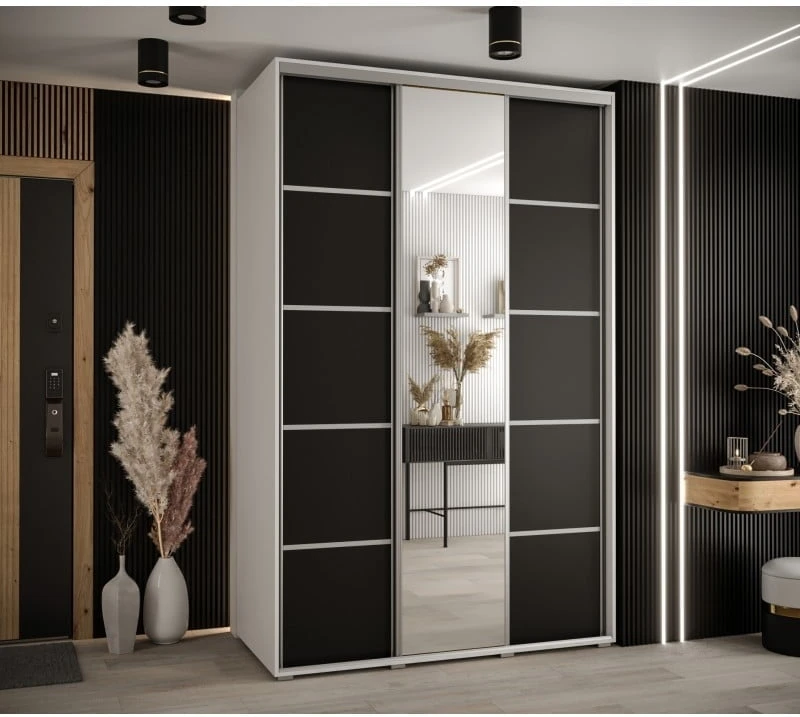 Posuvná skříň se zrcadlem Cannes 5 150 hloubka 60 cm