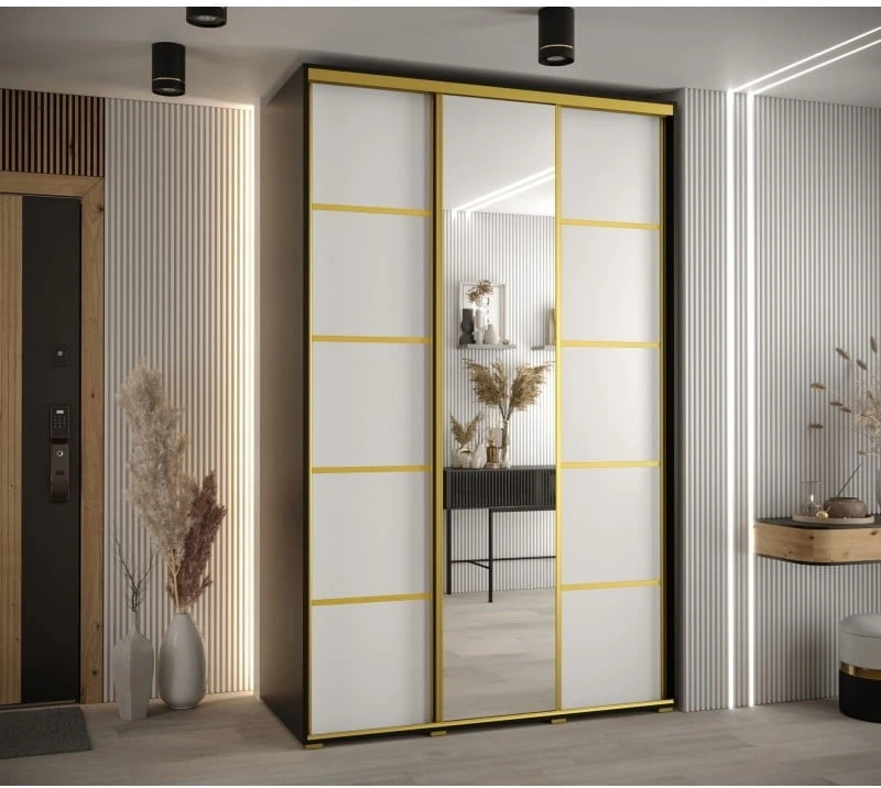 Posuvná skříň se zrcadlem Cannes 5 150 hloubka 60 cm