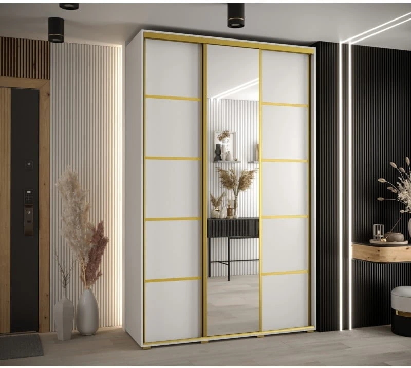 Posuvná skříň se zrcadlem Cannes 5 160 45 cm hloubka