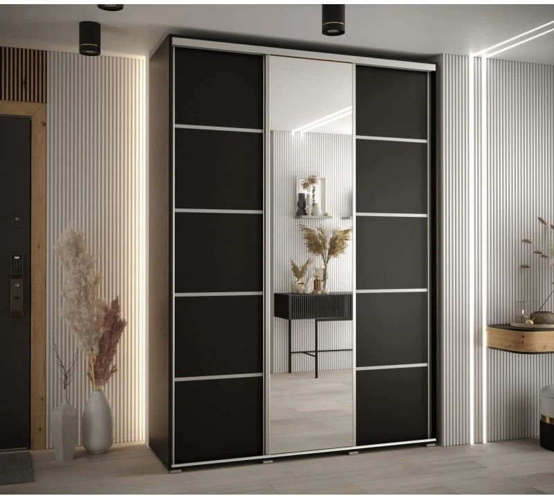 Posuvná skříň se zrcadlem Cannes 5 170 hloubka 45 cm