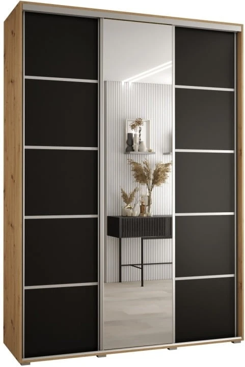 Posuvná skříň se zrcadlem Cannes 5 180 hloubka 45 cm