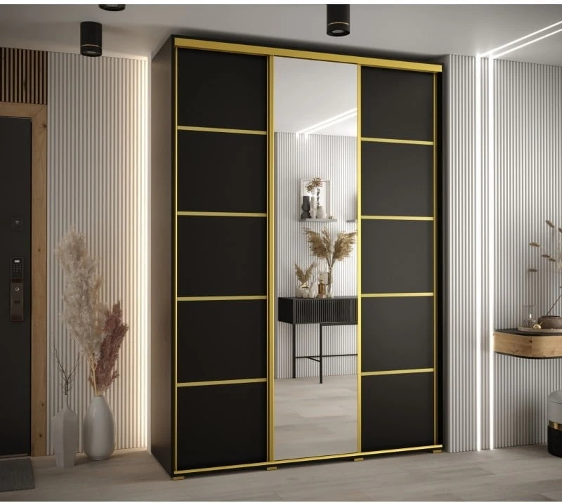 Posuvná skříň se zrcadlem Cannes 5 180 hloubka 45 cm
