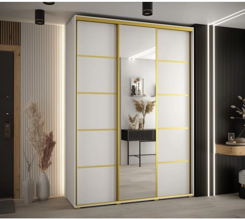 Posuvná skříň se zrcadlem Cannes 5 180 hloubka 45 cm