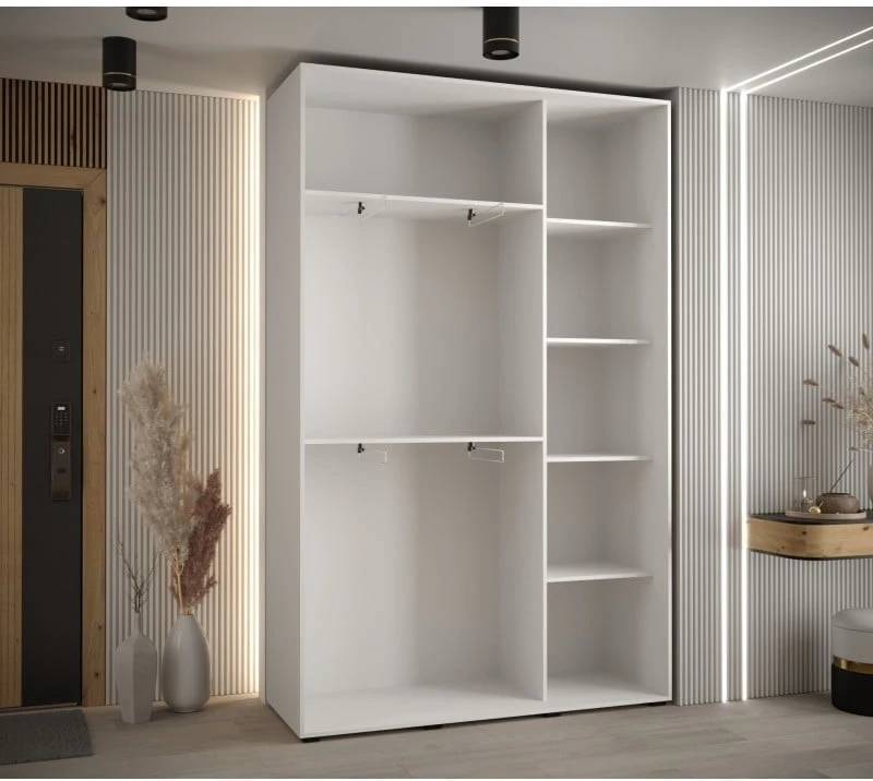 Šatní skříň s posuvnými dveřmi Lanko 1 150, hloubka 45 cm