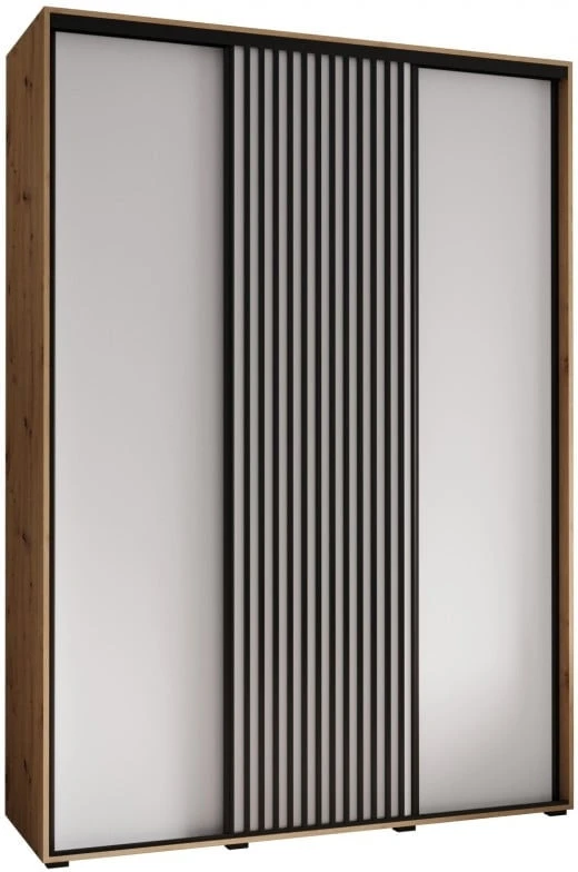 Šatní skříň s posuvnými dveřmi Lanko 1 170, hloubka 45 cm