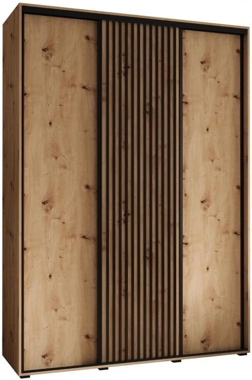 Šatní skříň s posuvnými dveřmi Lanko 1 180, hloubka 45 cm
