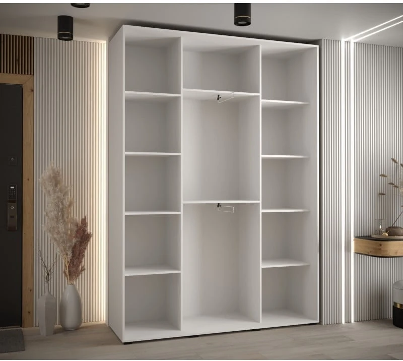 Szafa przesuwna z lustrem Lanko 2 160 45 cm głębokości
