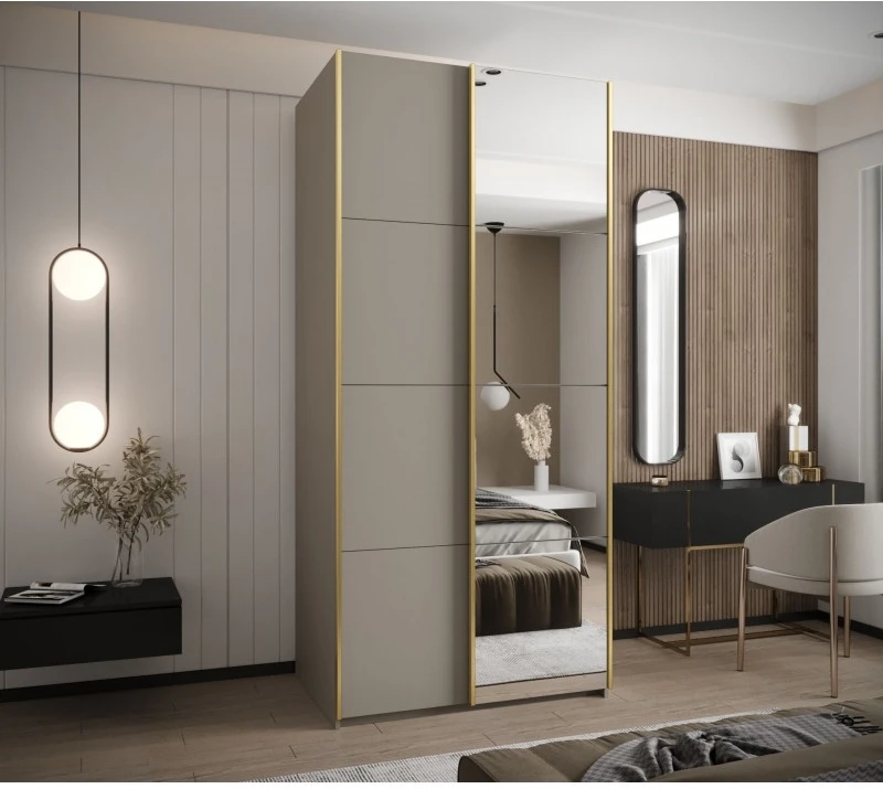 Posuvná skříň se zrcadlem Lux 3 100