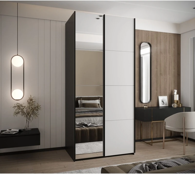 Posuvná skříň se zrcadlem Lux 3 100
