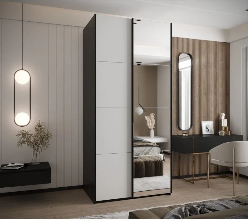 Posuvná skříň se zrcadlem Lux 3 100