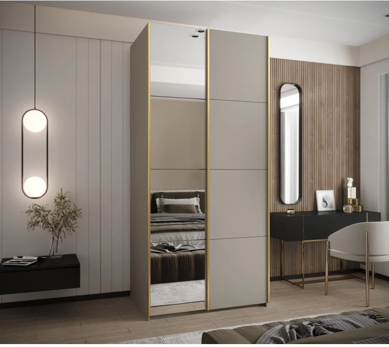 Posuvná skříň se zrcadlem Lux 3 100