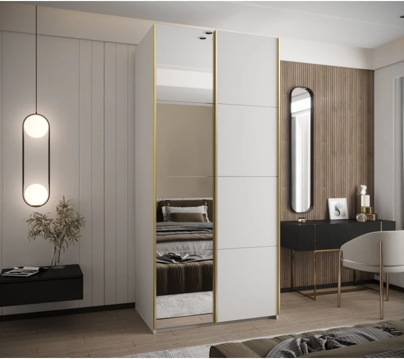 Posuvná skříň se zrcadlem Lux 3 100