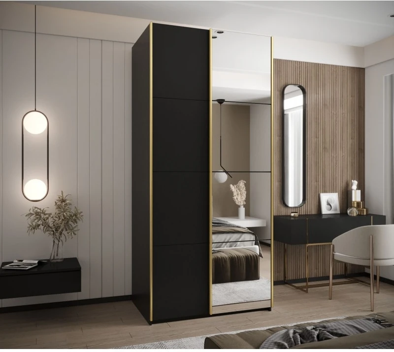 Posuvná skříň se zrcadlem Lux 3 100