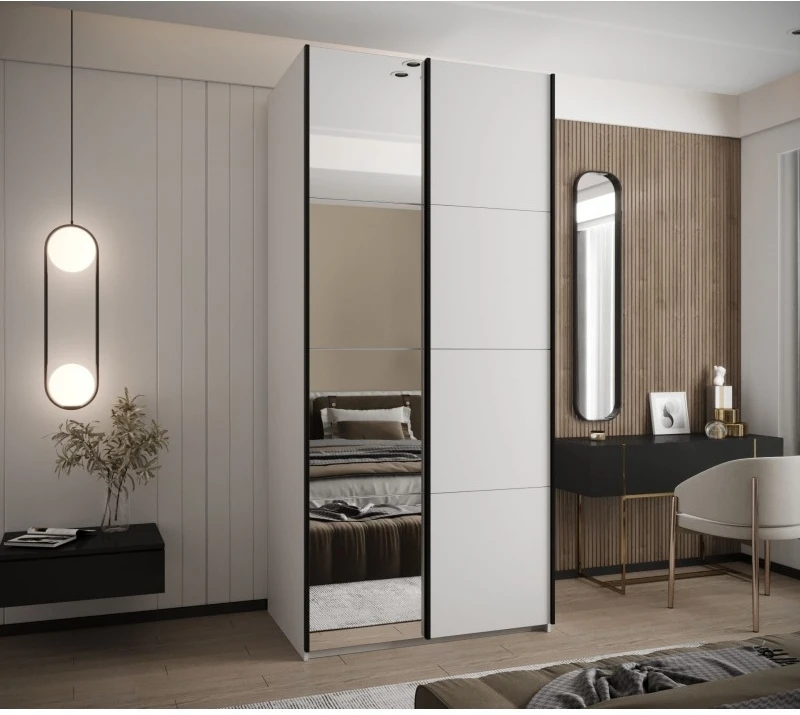 Posuvná skříň se zrcadlem Lux 3 100