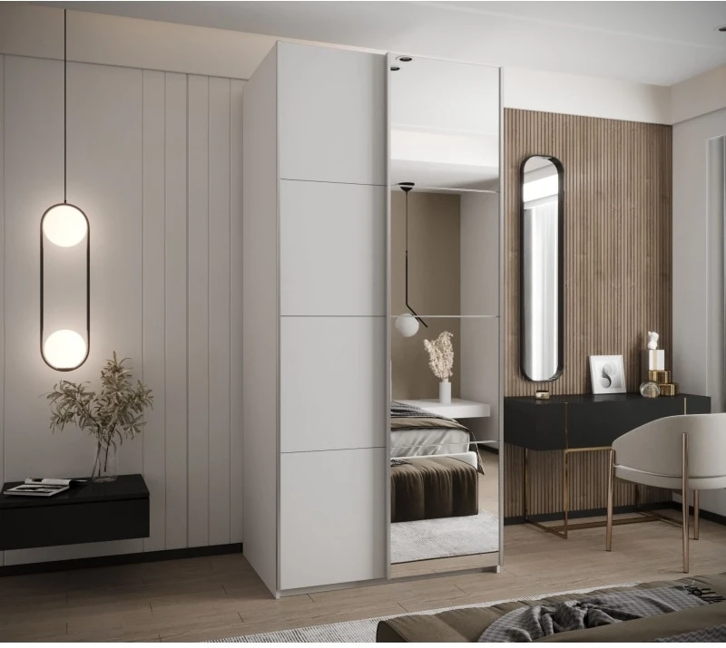 Posuvná skříň se zrcadlem Lux 3 100