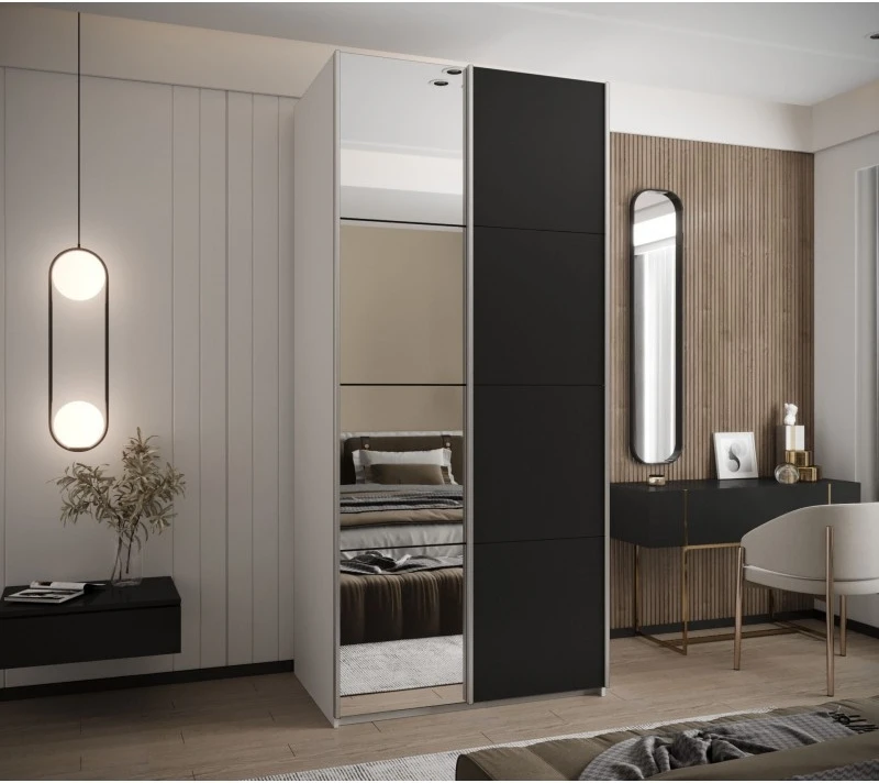 Posuvná skříň se zrcadlem Lux 3 100