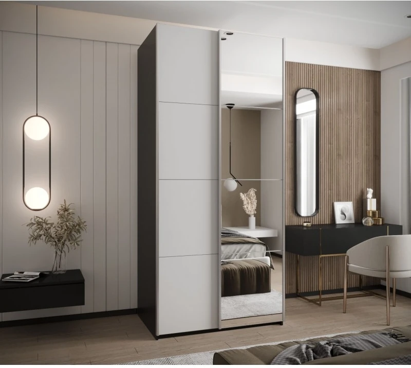 Posuvná skříň se zrcadlem Lux 3 110