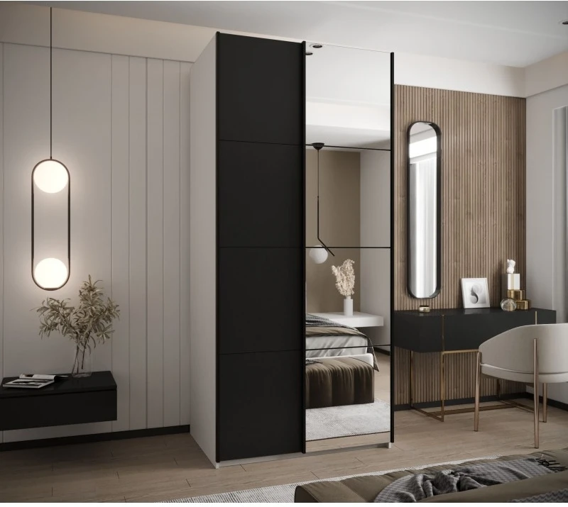 Posuvná skříň se zrcadlem Lux 3 110